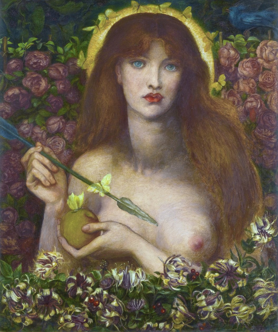 Kalpleri Değiştiren Venüs - Yapıt Dante Gabriel Rossetti (1828-1882) by Dante Gabriel Charles Rossetti