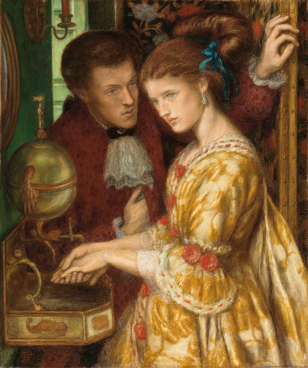 Elleri Yıkamak, 1865 by Dante Gabriel Charles Rossetti