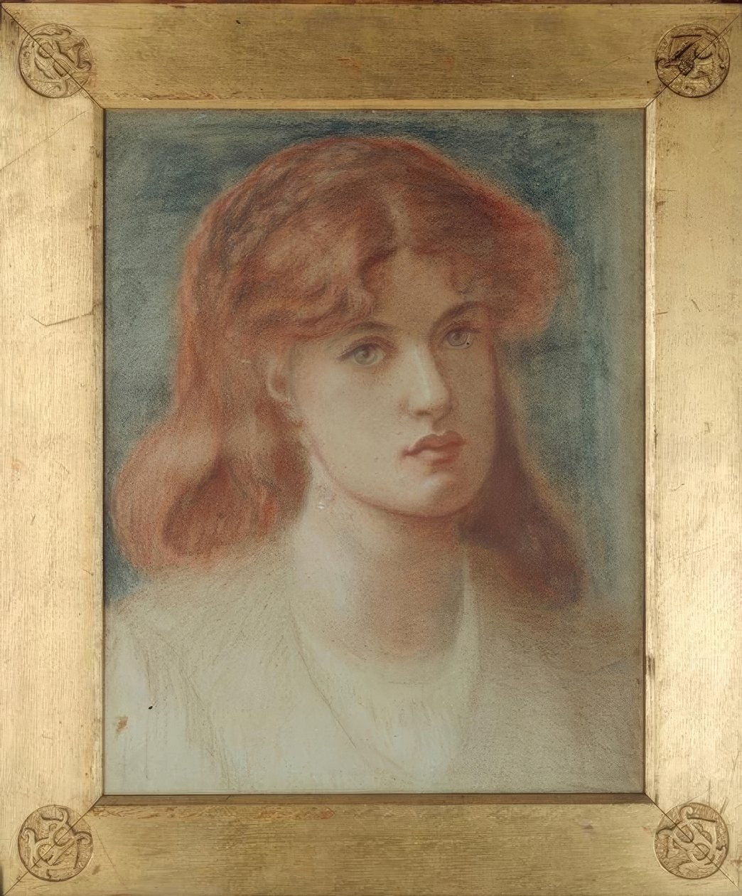 Bir Kızın Başı by Dante Gabriel Charles Rossetti