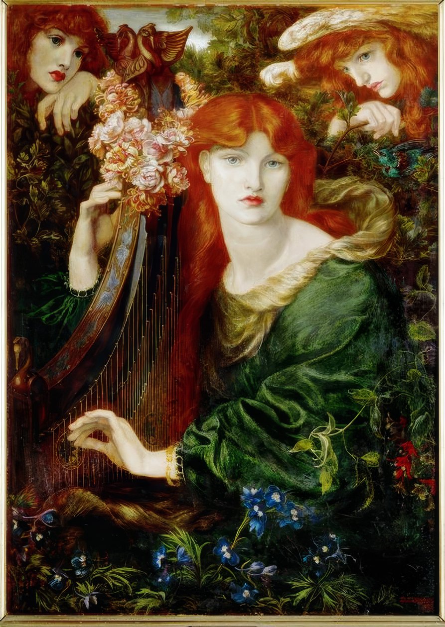 çelenk by Dante Gabriel Charles Rossetti