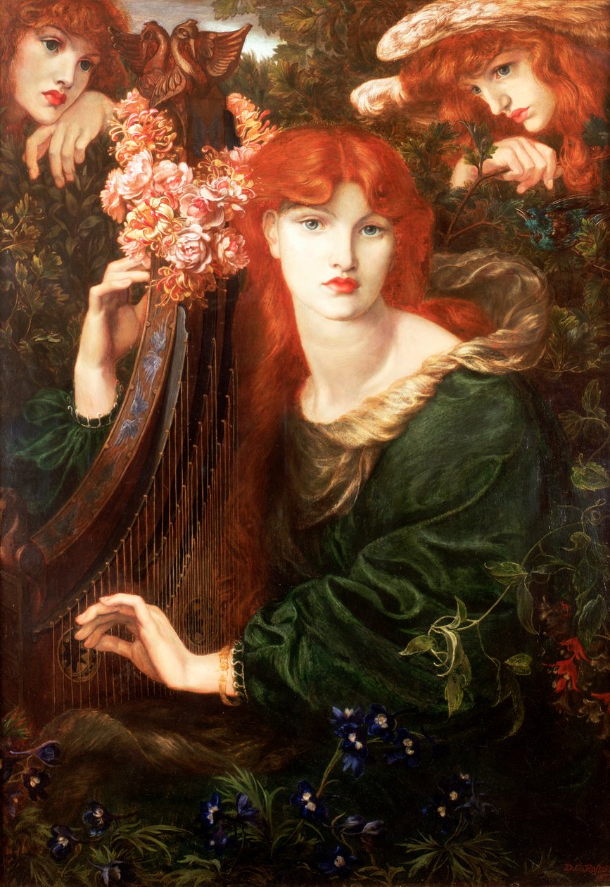 "La Ghirlandata", 1873 by Dante Gabriel Rossetti