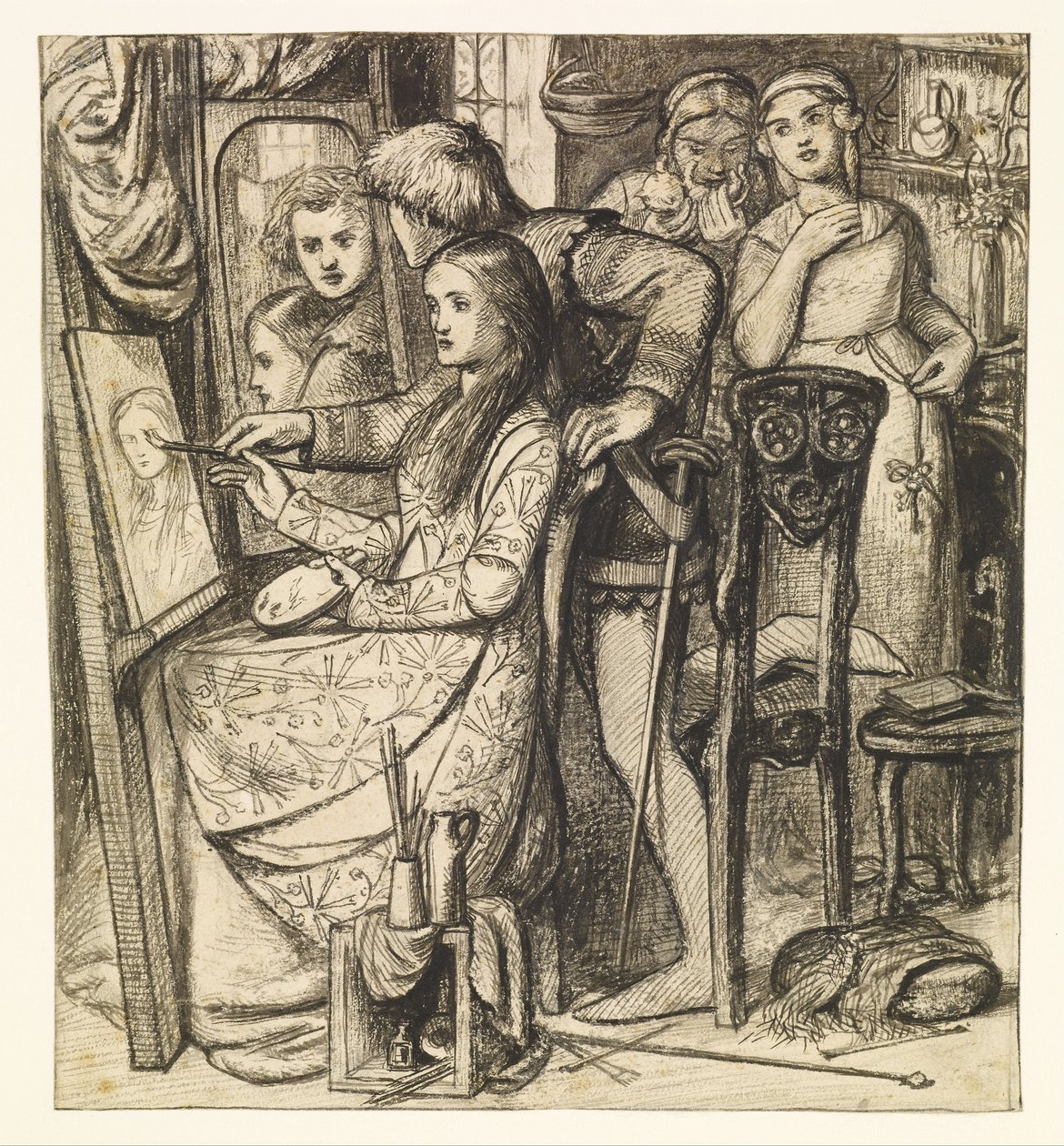 Aşkın Aynası veya Aşkın Bir Mesel by Dante Gabriel Charles Rossetti