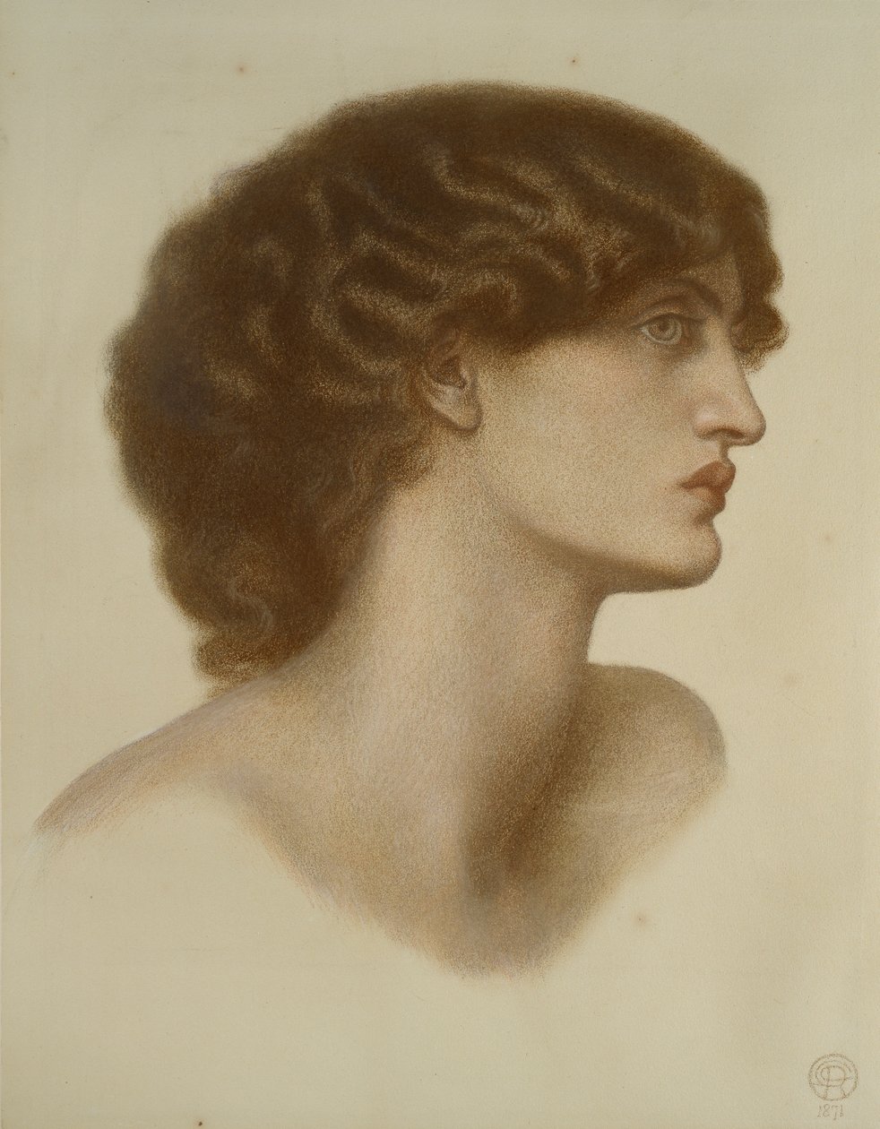 Karanlık İnci, 1871 by Dante Gabriel Rossetti
