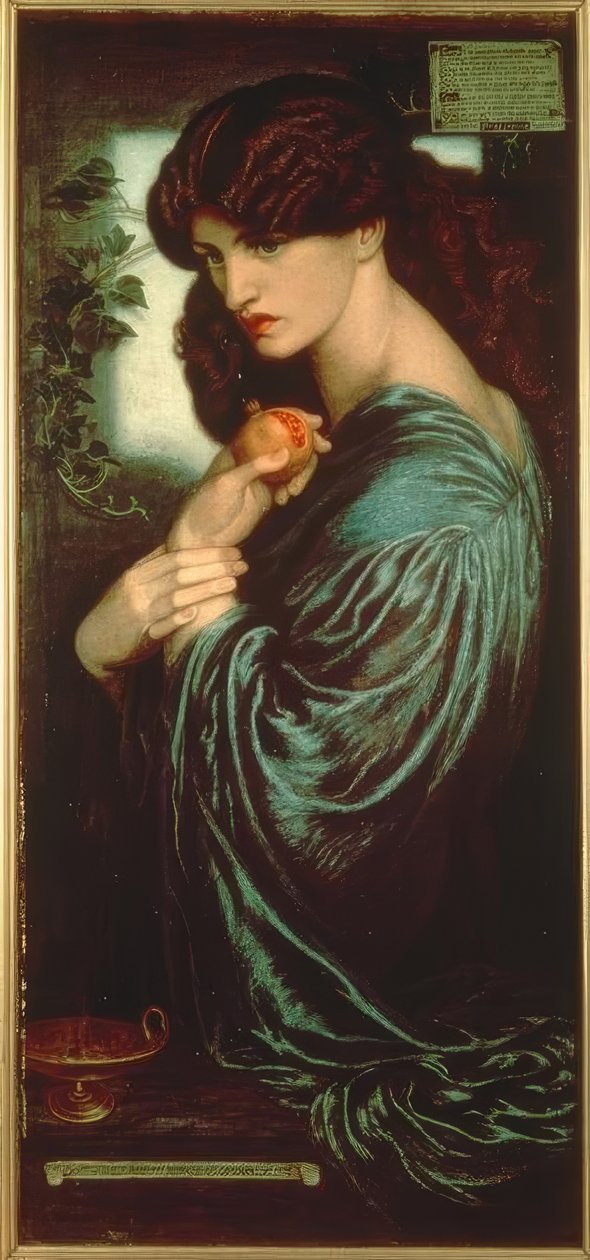 proserpina by Dante Gabriel Charles Rossetti