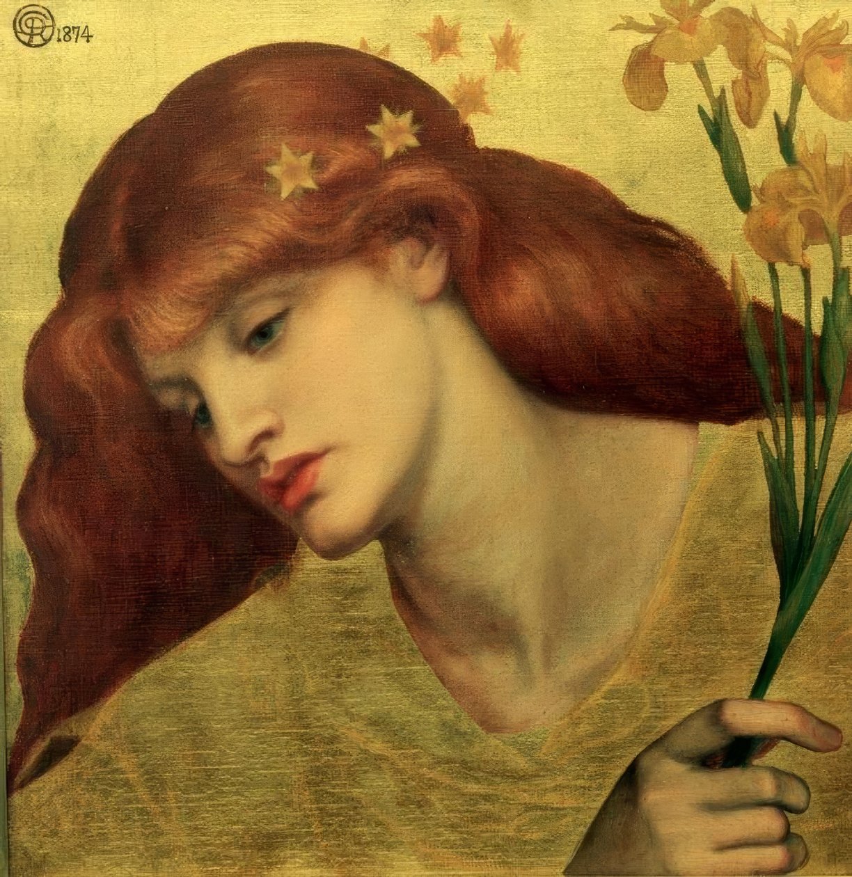 Kutsal Lilias by Dante Gabriel Charles Rossetti