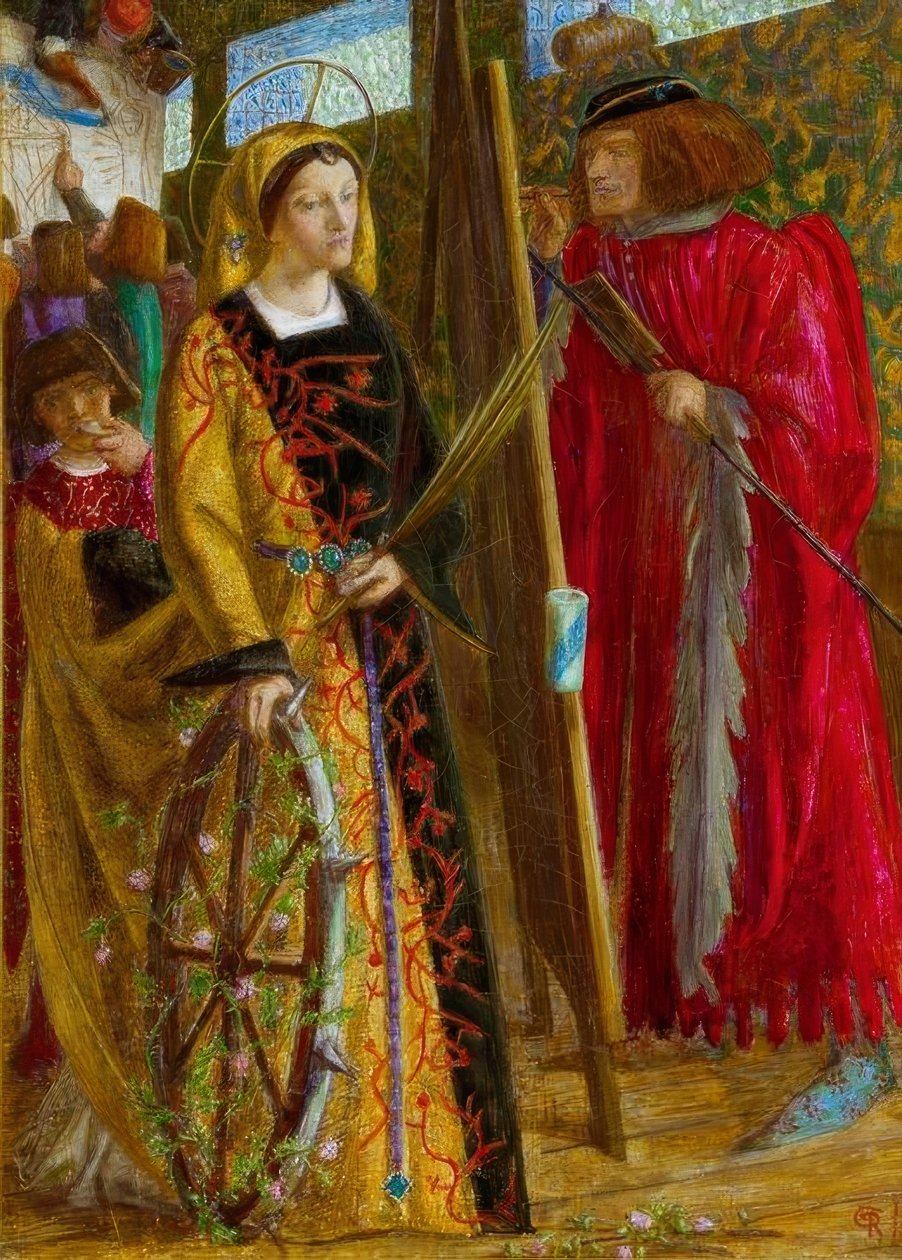 Aziz Catherine by Dante Gabriel Charles Rossetti