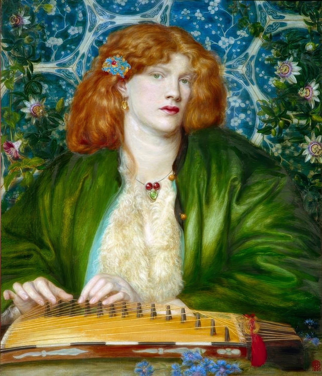 Mavi Bower by Dante Gabriel Charles Rossetti