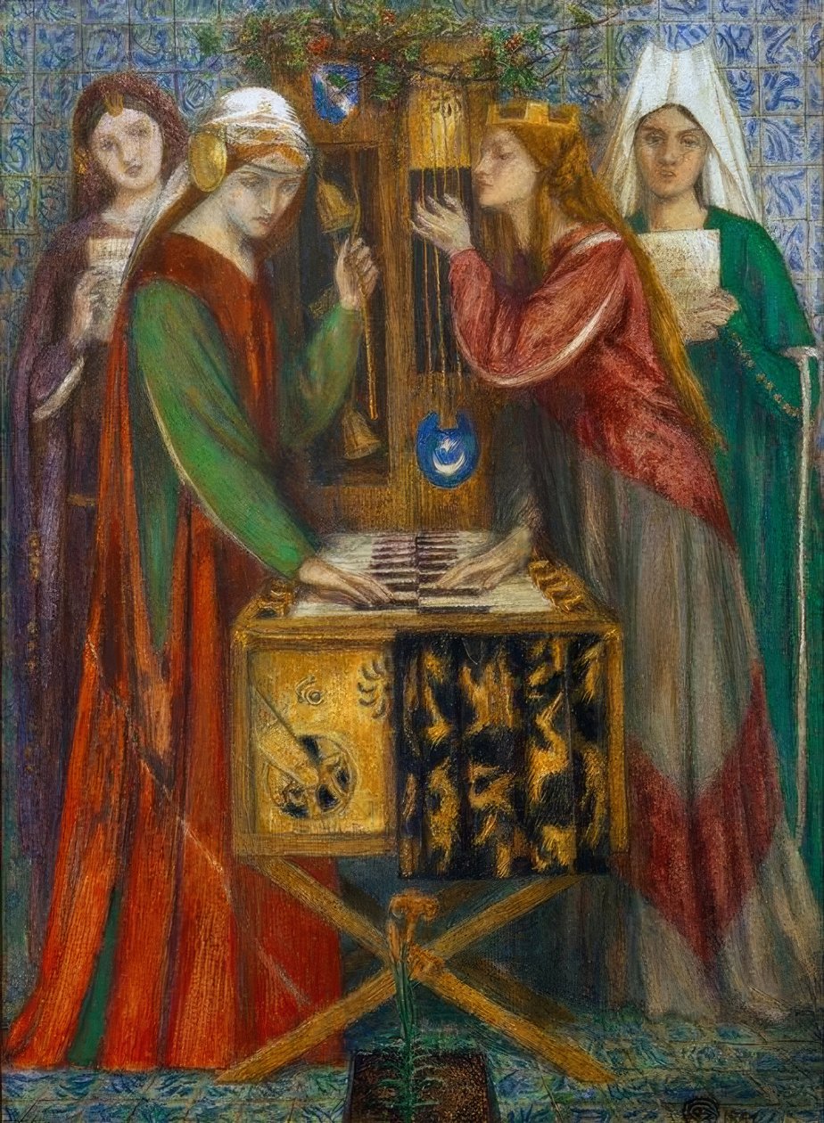 Mavi Dolap by Dante Gabriel Charles Rossetti