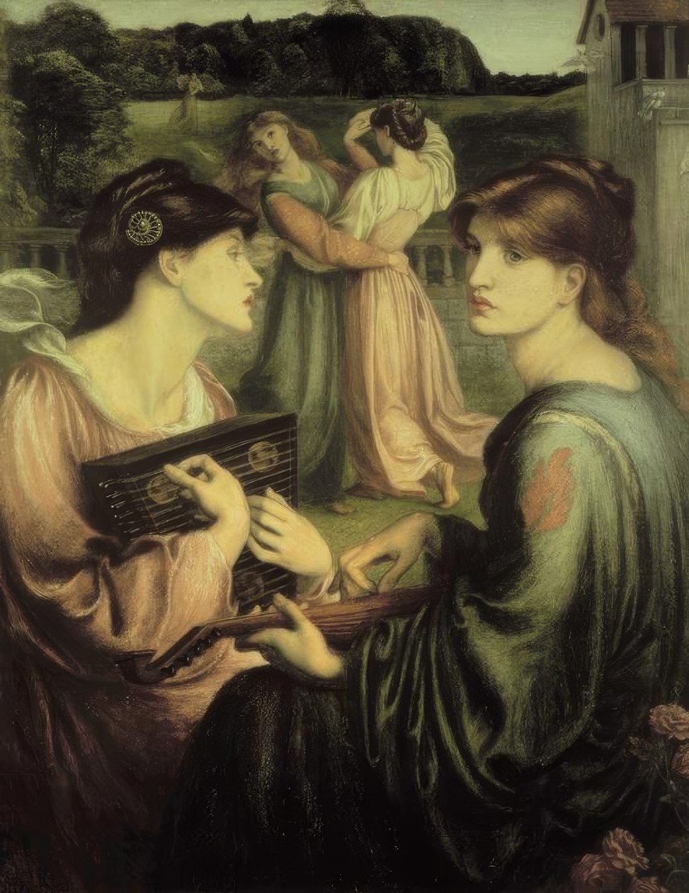 Bower Çayırı by Dante Gabriel Charles Rossetti