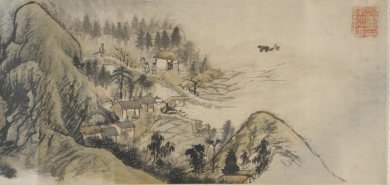 Şeftali Çiçeği Baharı, Qing hanedanı, 1690