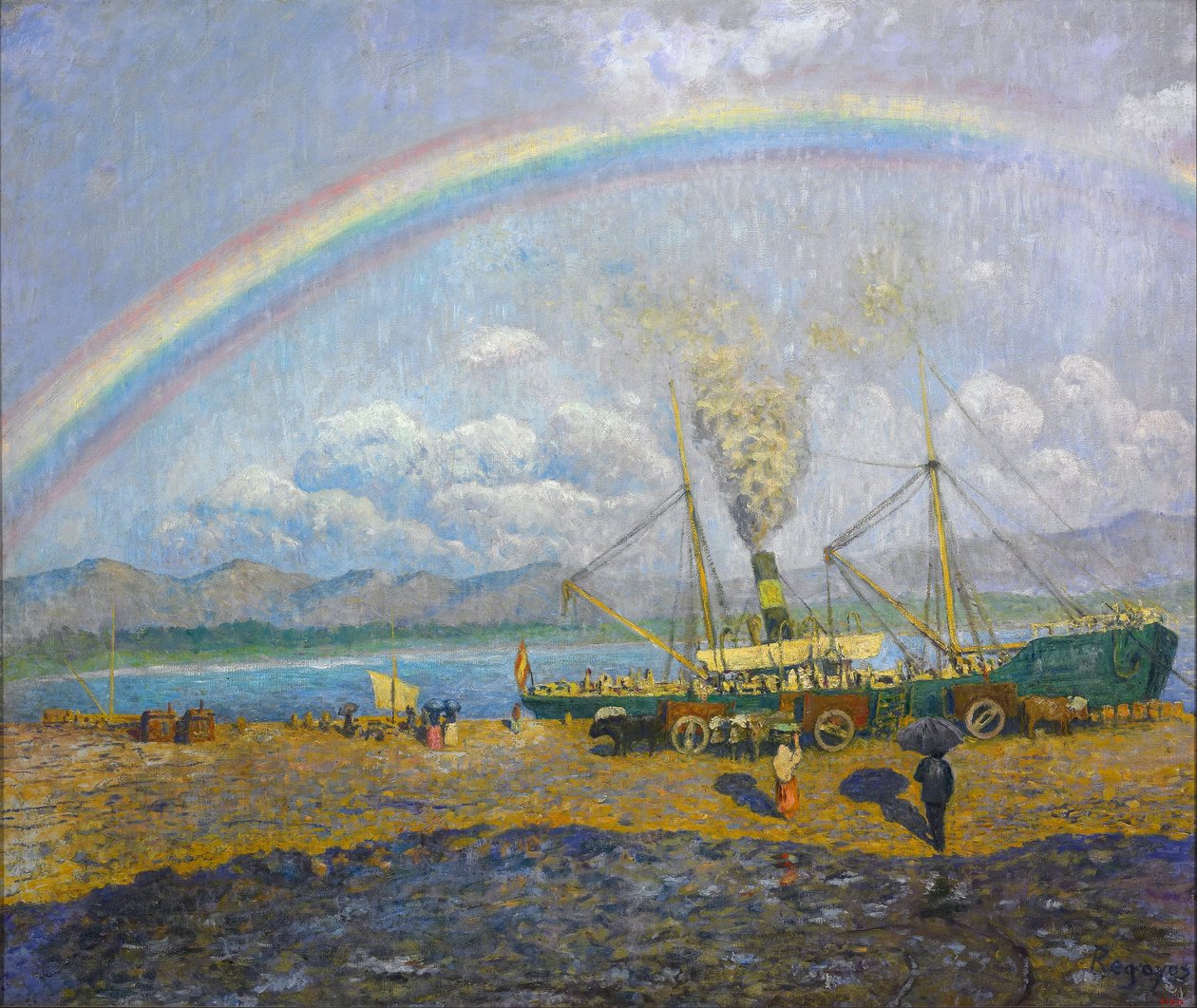Sağanak. Santoña Körfezi by Darío de Regoyos