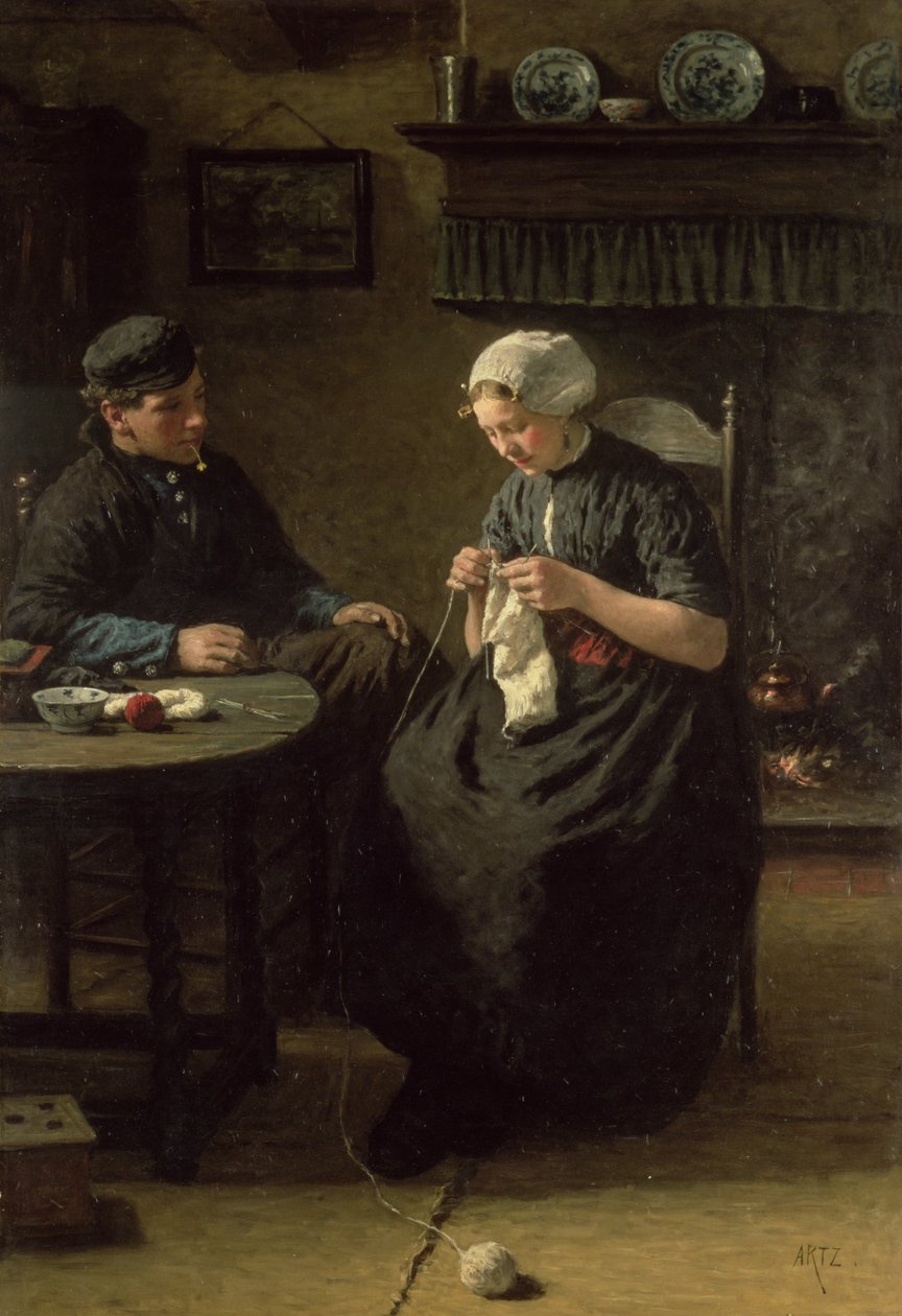 Affair (Scheveninger iç) by David Adolph Constant Artz