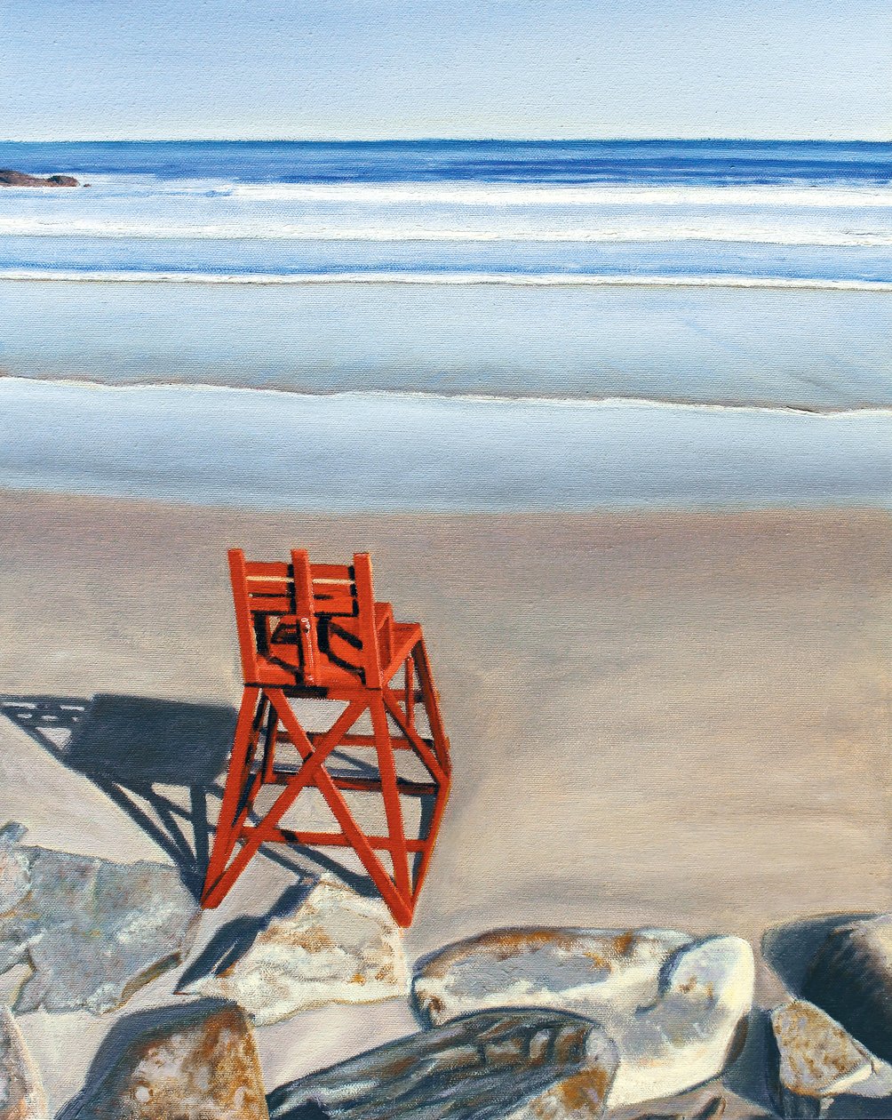 Rock Star, 2014, tuval üzerine yağlı boya by David Arsenault