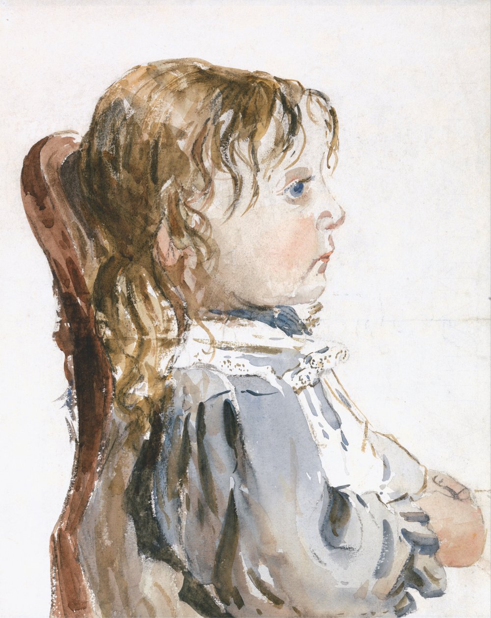 Önlüklü Kız by David Cox