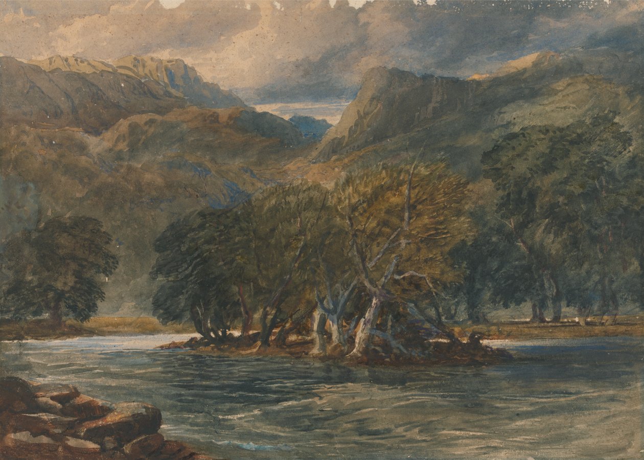 Conway Nehri üzerinde, Kuzey Galler by David Cox