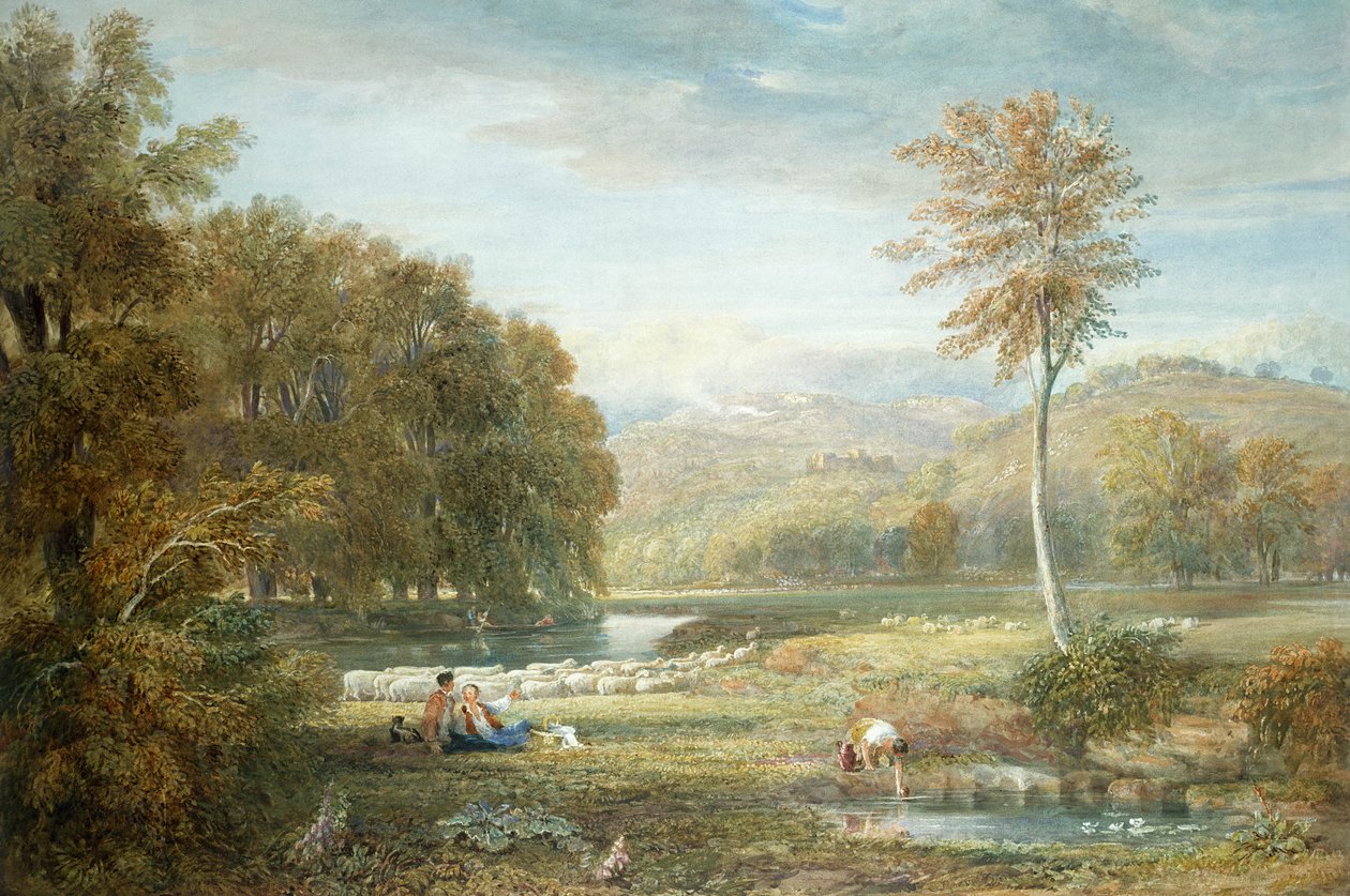 pastoral sahne by David Cox