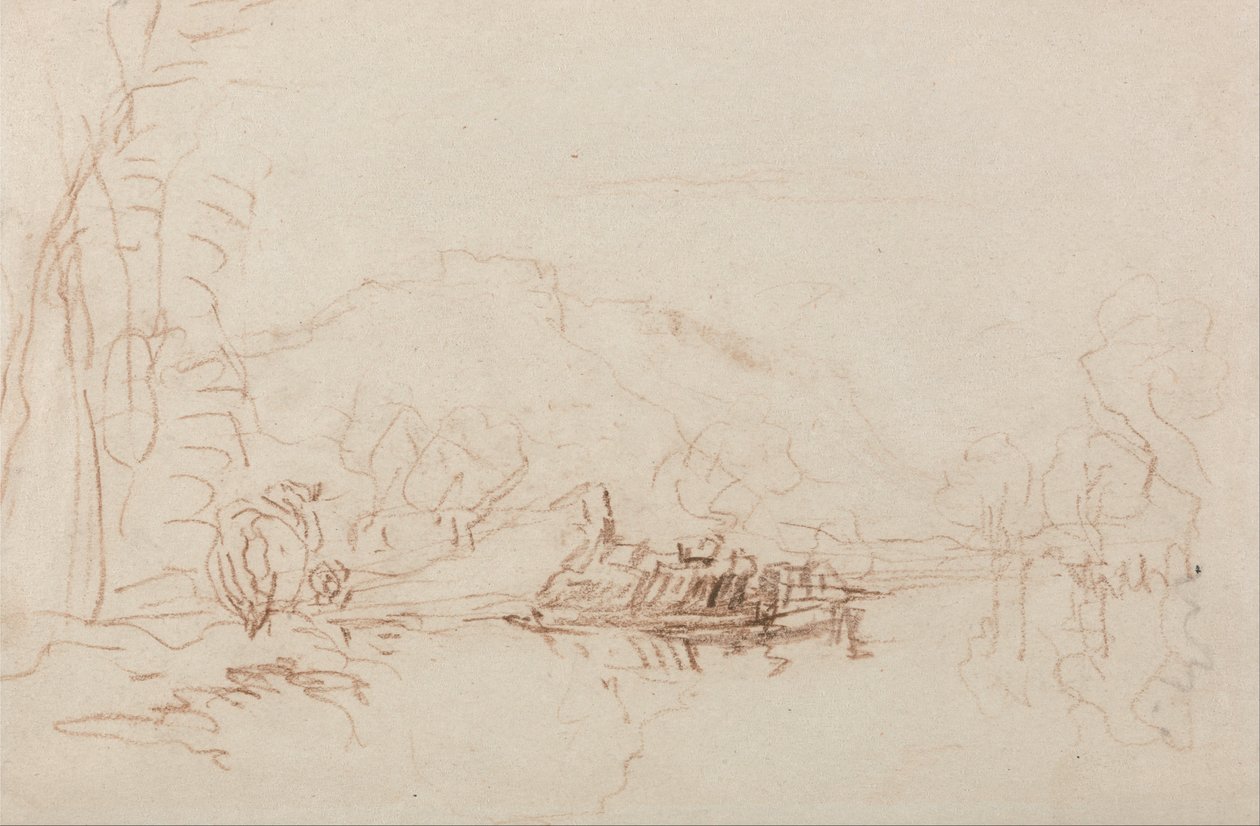 nehir sahnesi by David Cox