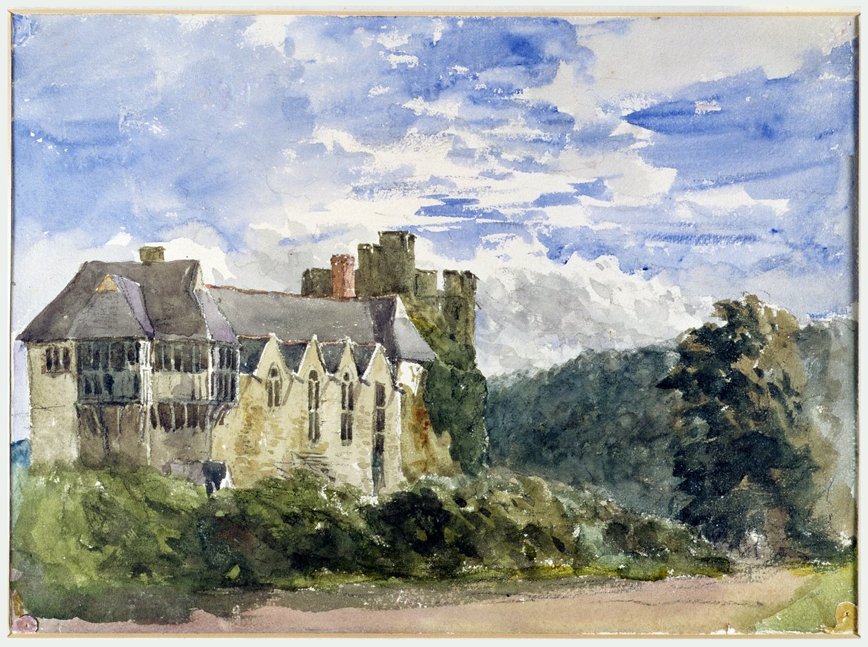 ಸ್ಟೋಕ್ಸೆ ಕ್ಯಾಸಲ್ ಮತ್ತು ಅಬ್ಬೆ ಟರ್ಕ್ by David Cox