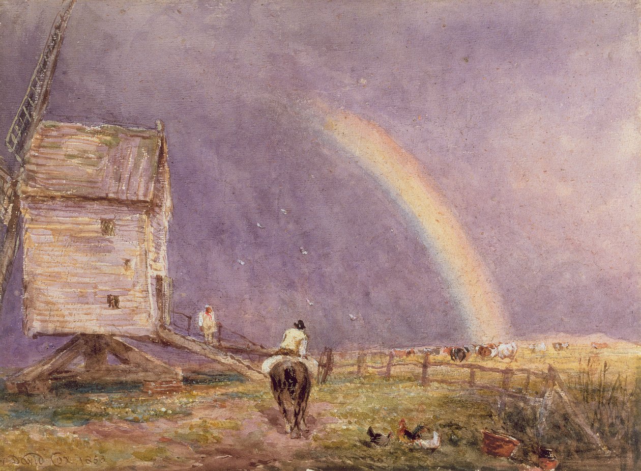 Değirmen, 1853 by David Cox