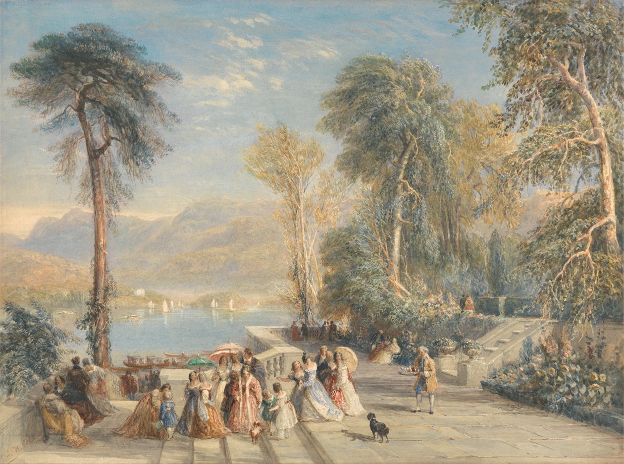 Regatta Sırasında Windermere by David Cox