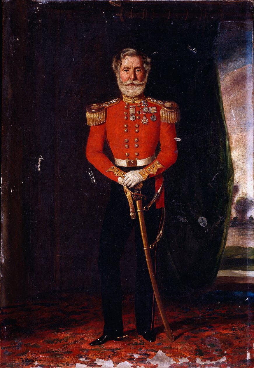 Albay Philip McPherson CB, 17. (Leicestershire) Ayak Alayı, 1855 by David Cunliffe