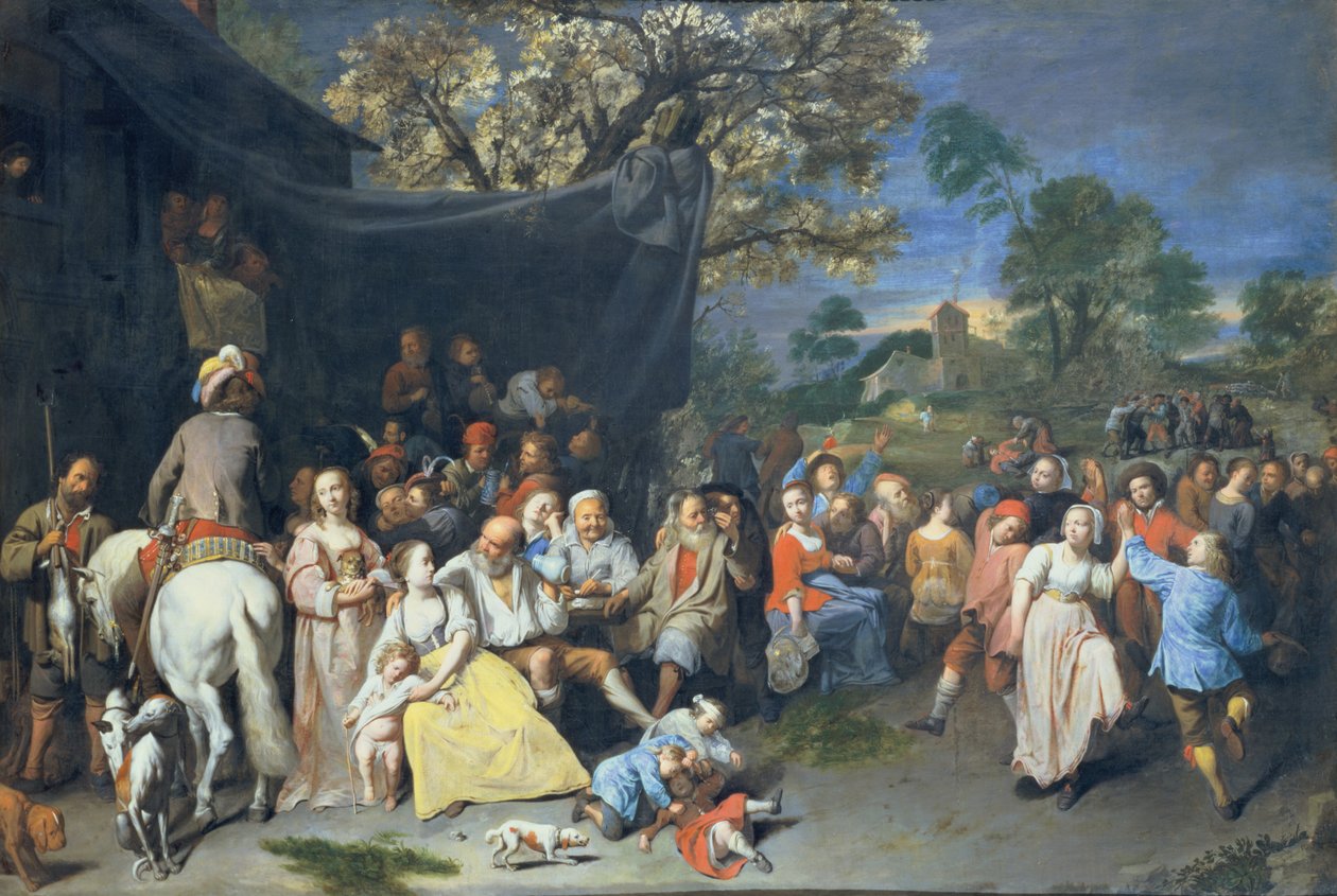 Köylü Festivali, 1649 by David III Ryckaert
