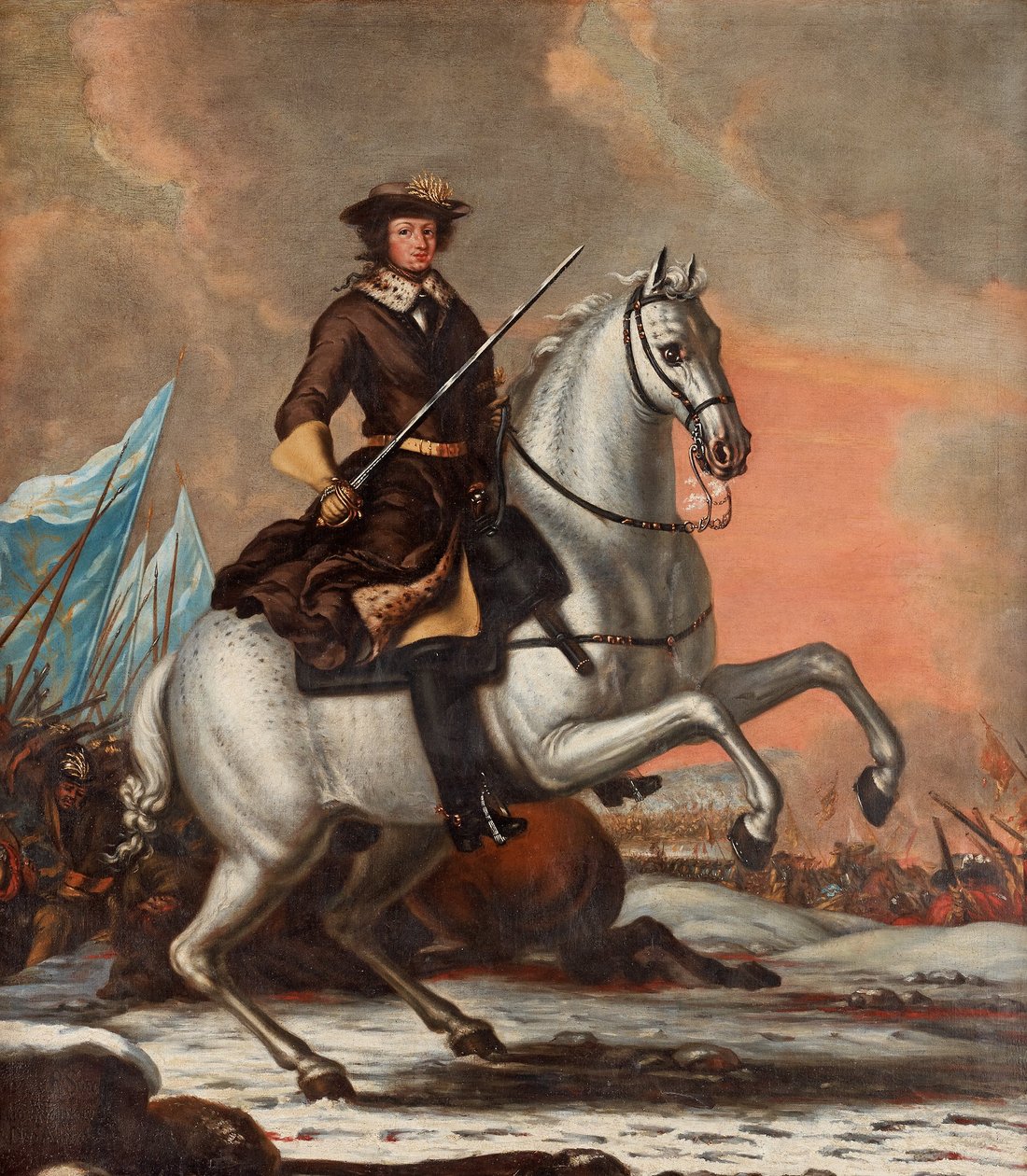Charles XI, 1655-1697, İsveç Kralı by David Klöcker Ehrenstrahl