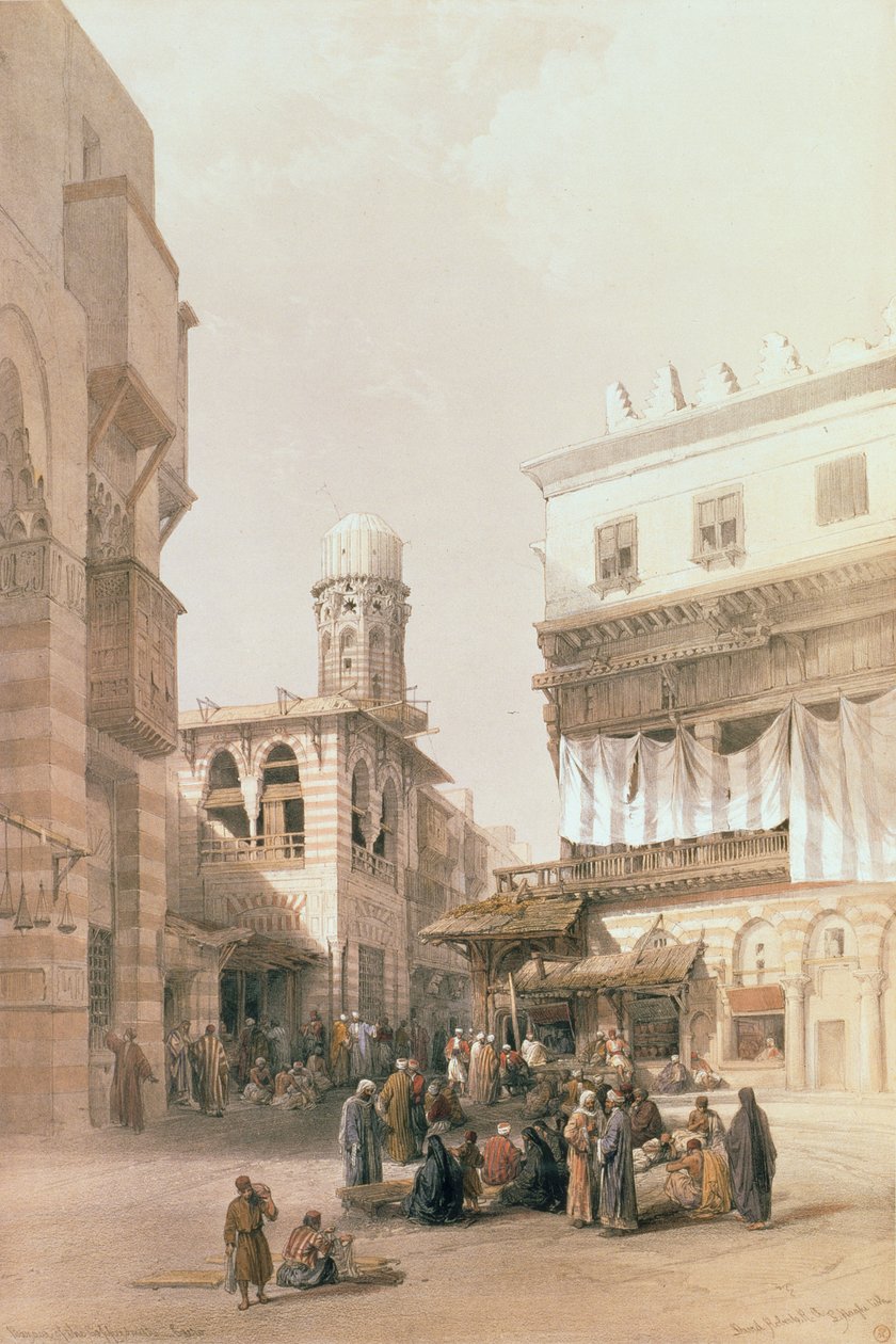 Bakırcılar Çarşısı, Kahire, Mısır ve Nubia, Cilt 3 by David Roberts