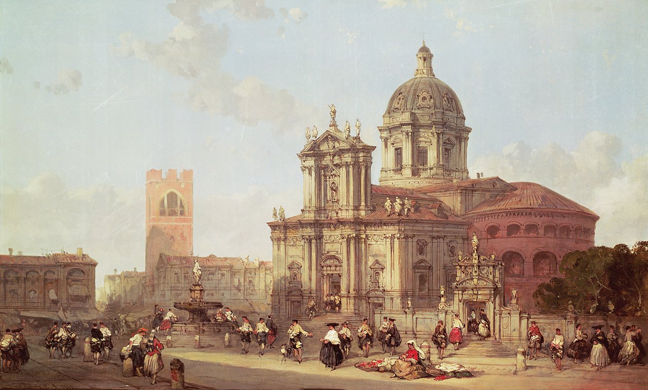 Brescia Katedrali, 1860 by David Roberts