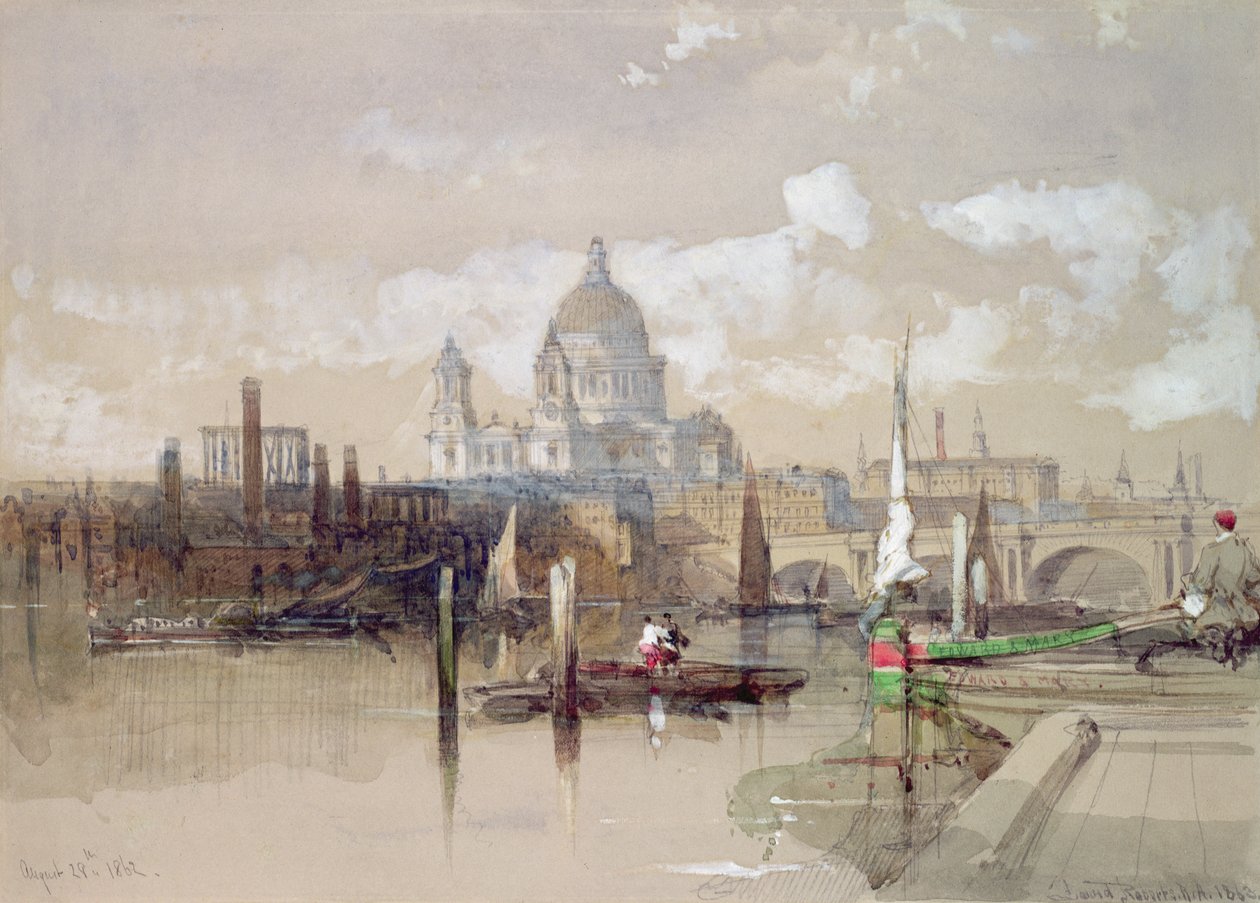 Nehirden Aziz Pauls, 1863 by David Roberts