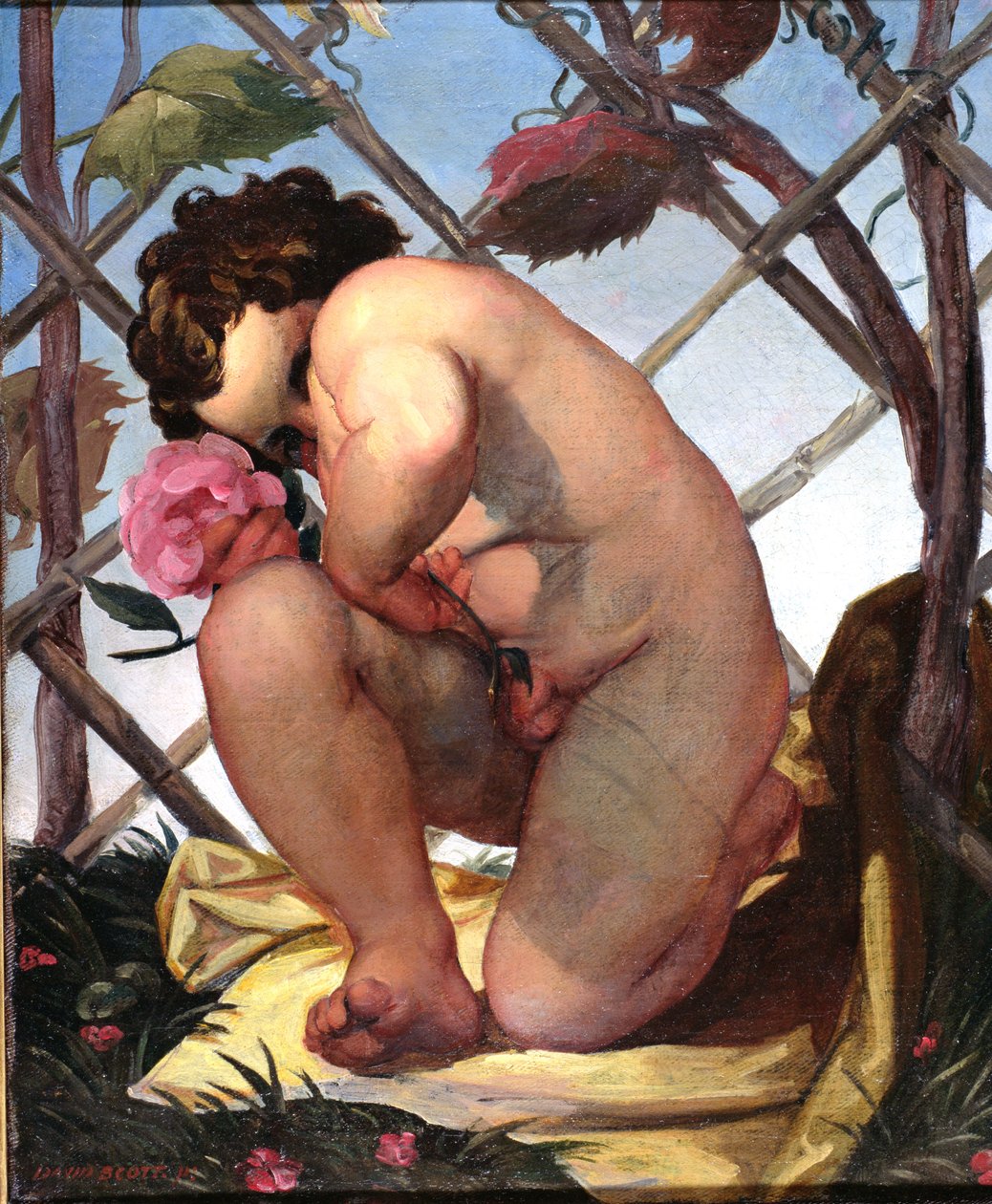 Aşk tanrısı, 1830 by David Scott