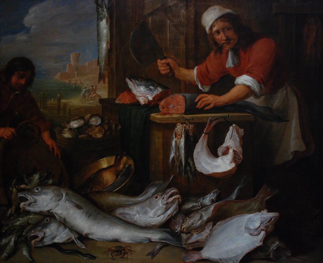 Balık satıcısı by David Teniers the Elder