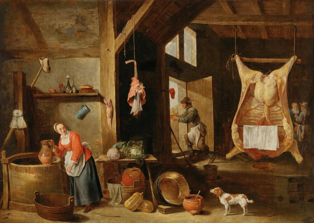 Kasap Dükkanı İçi by David Teniers the Younger