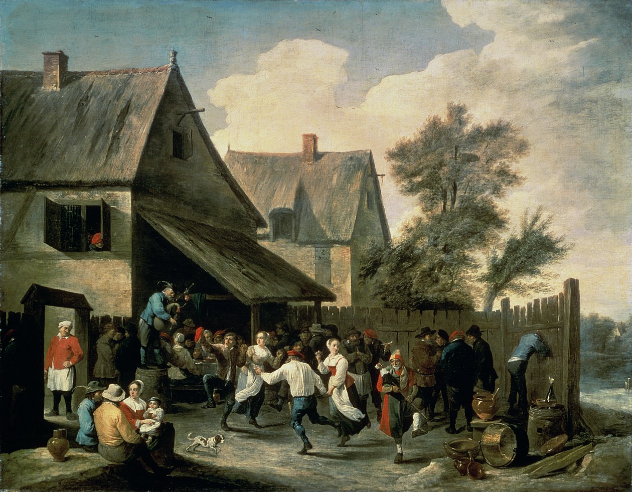 Bir Ülke Dansı by David Teniers the Younger