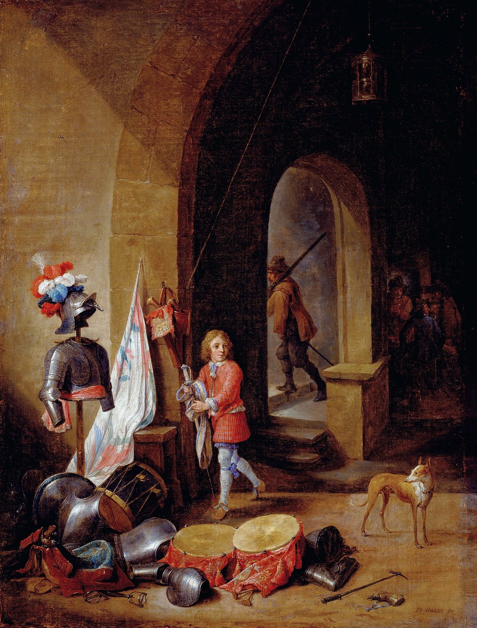 Bir Muhafız Odası by David Teniers the Younger