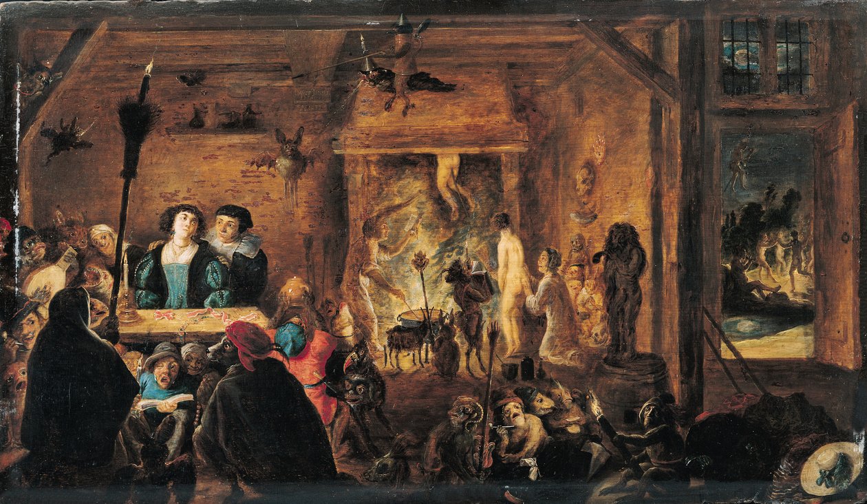 Büyücülük Sahnesi, 1633 by David Teniers the Younger