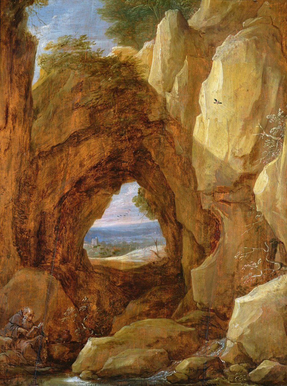 Bir Mağaranın İçi by David Teniers the Younger