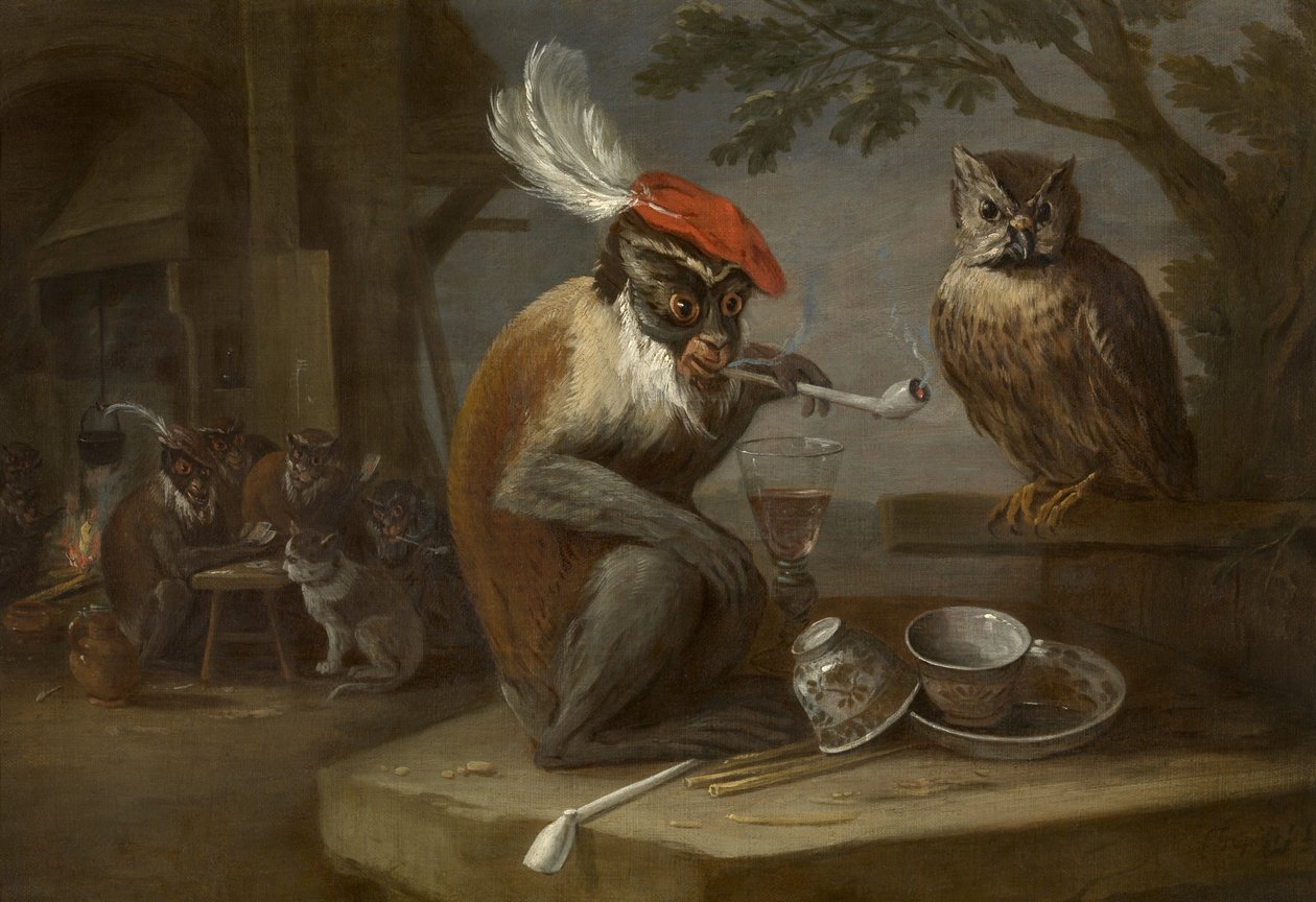 maymun hilesi by David Teniers the Younger