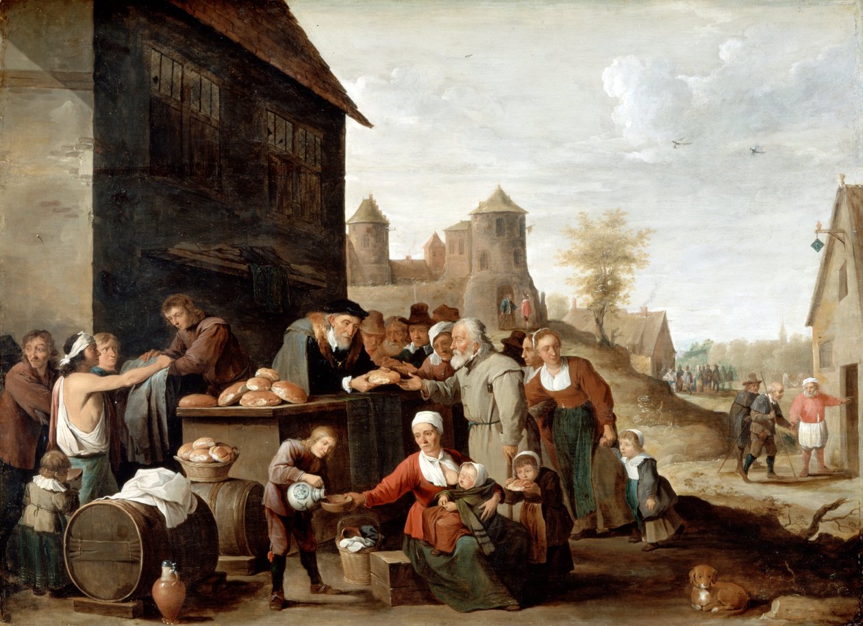 Merhametin Yedi Onbaşı Eseri by David Teniers the Younger