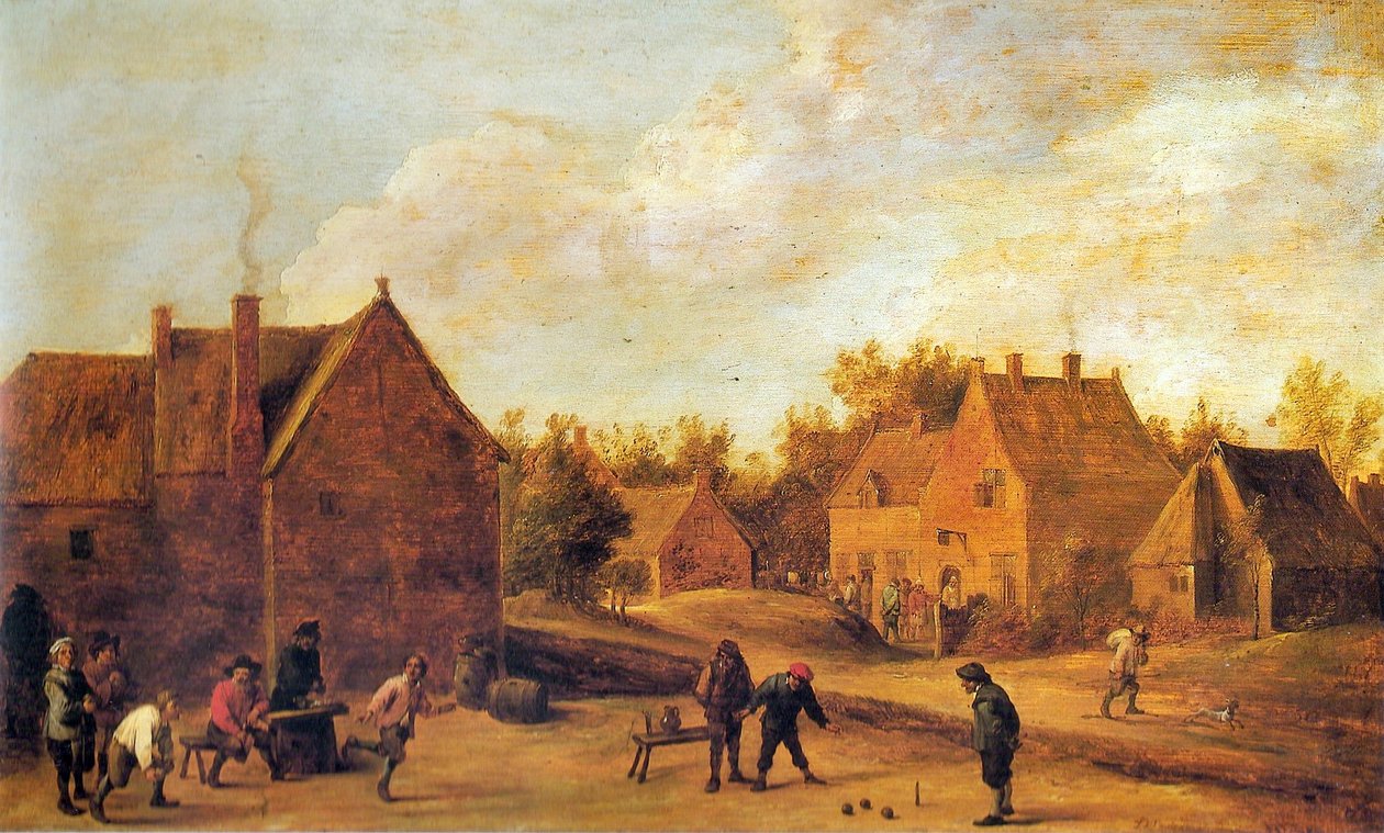 Köy sahnesi by David Teniers the Younger