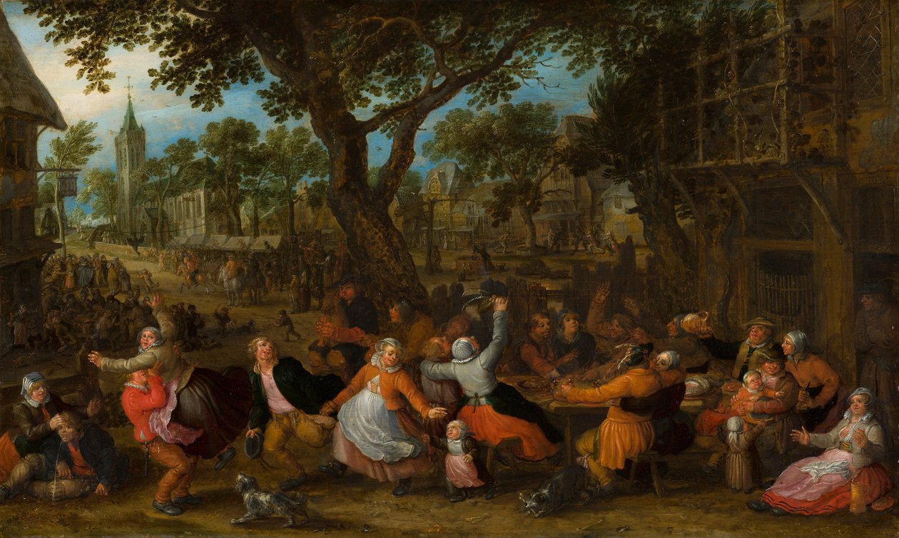 Bir Köy Fuarı by David Vinckboons