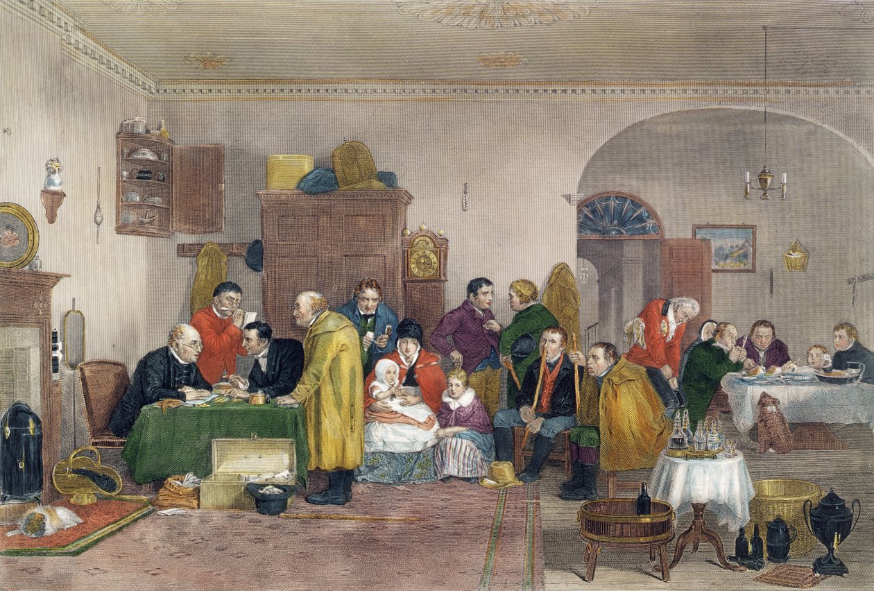 Abraham Raimbach (1784-1868) tarafından kazınmış Kira Günü, 1817