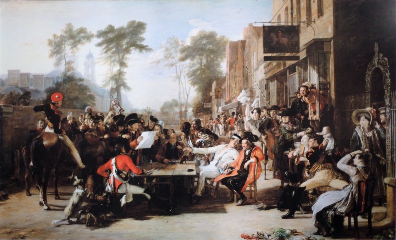 Waterloo Gönderisini Okuyan Chelsea Emeklileri by David Wilkie