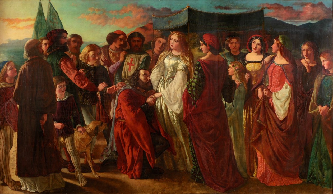 Hanımın Şövalyesi by David Wilkie