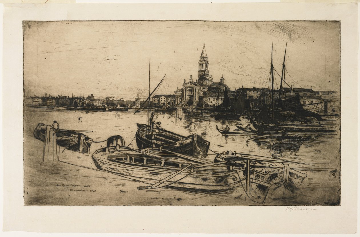 San Giorgio Maggiore, 1895 by David Young Cameron