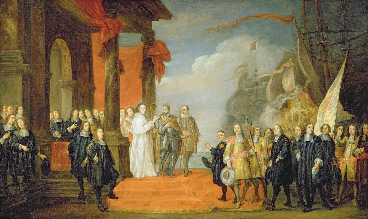 Charles V (1500-58) Dort kasabasını terk ediyor by David Teniers the Elder
