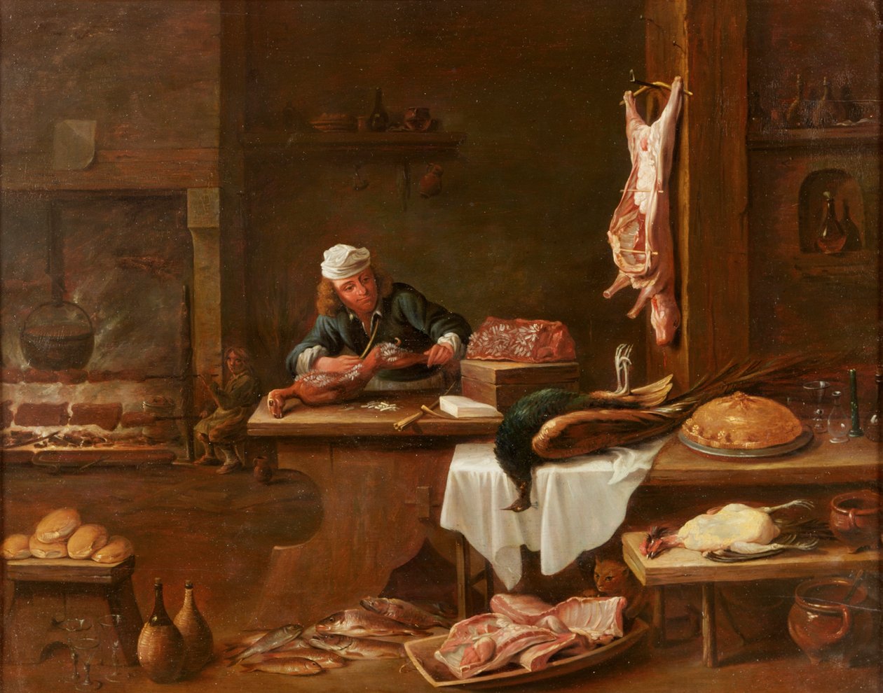 Hollanda Konağının Mutfağı by David Teniers the Younger