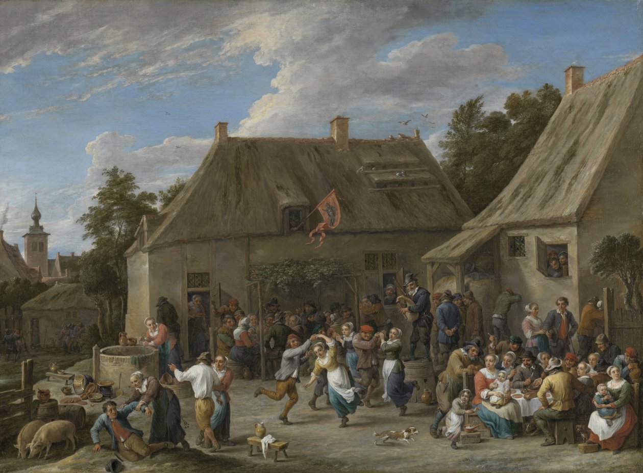 Köylü Fuar Alanı, c.1665 by David Teniers the Younger