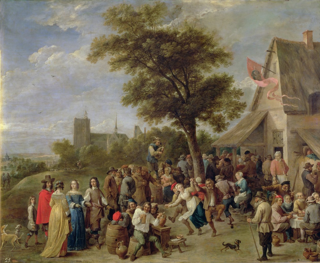 Köylüler Neşeli, c.1650 by David Teniers the Younger