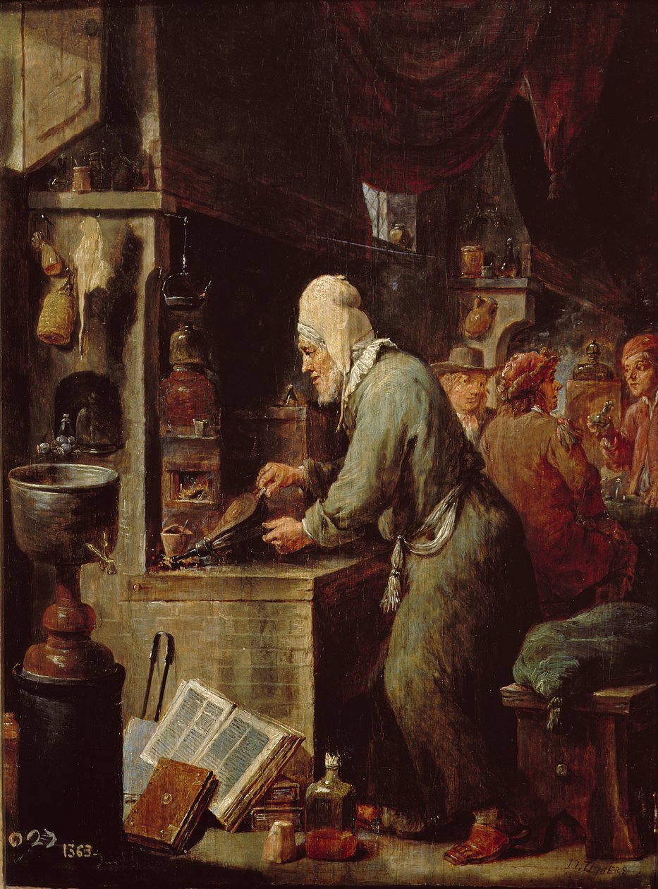 Kimyager by David Teniers the Younger